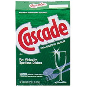 Cascade Powdered Dish washing Detergent - Case of 7